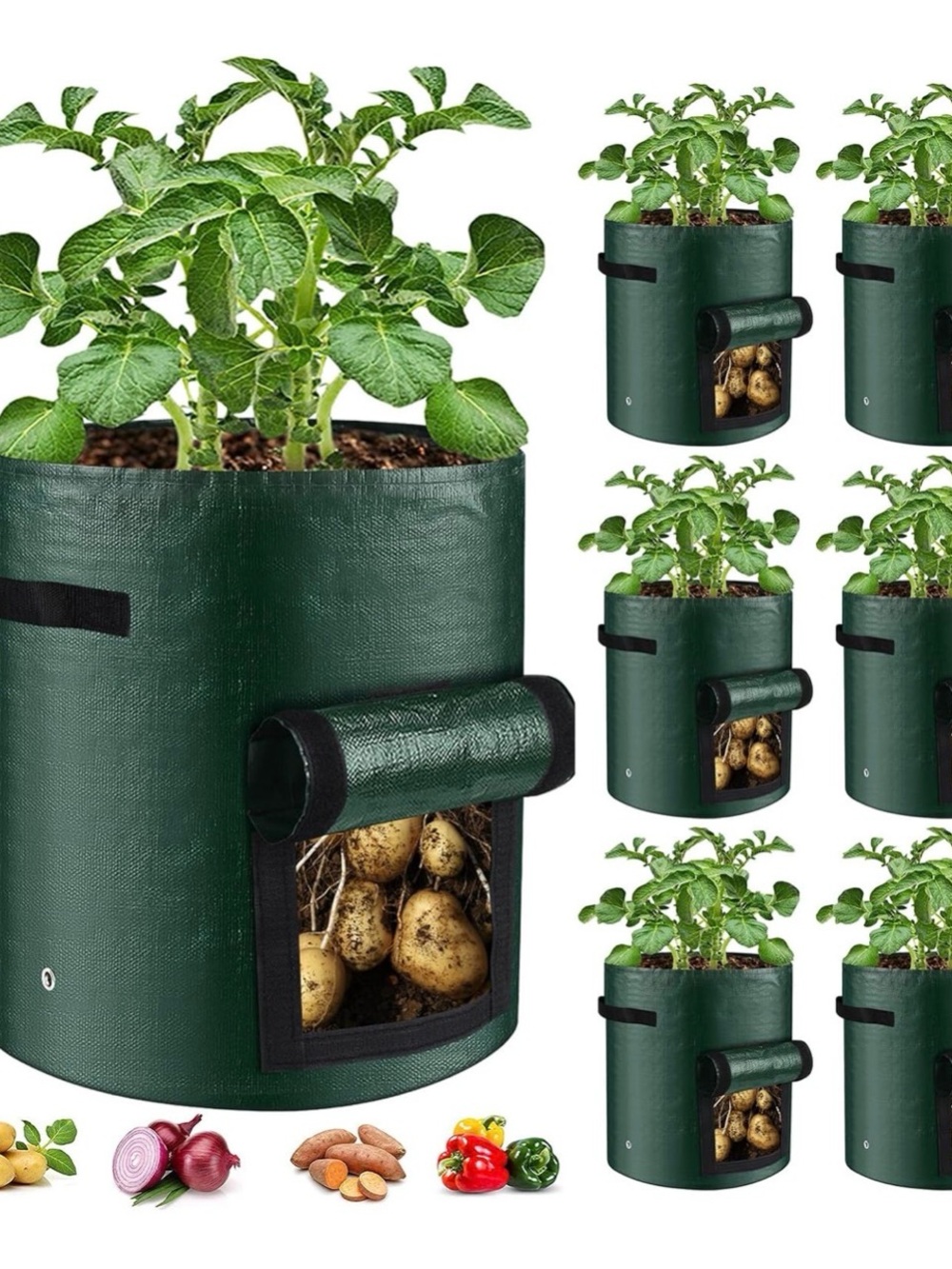 10 Gallon 6 Pack Potato Grow Bags